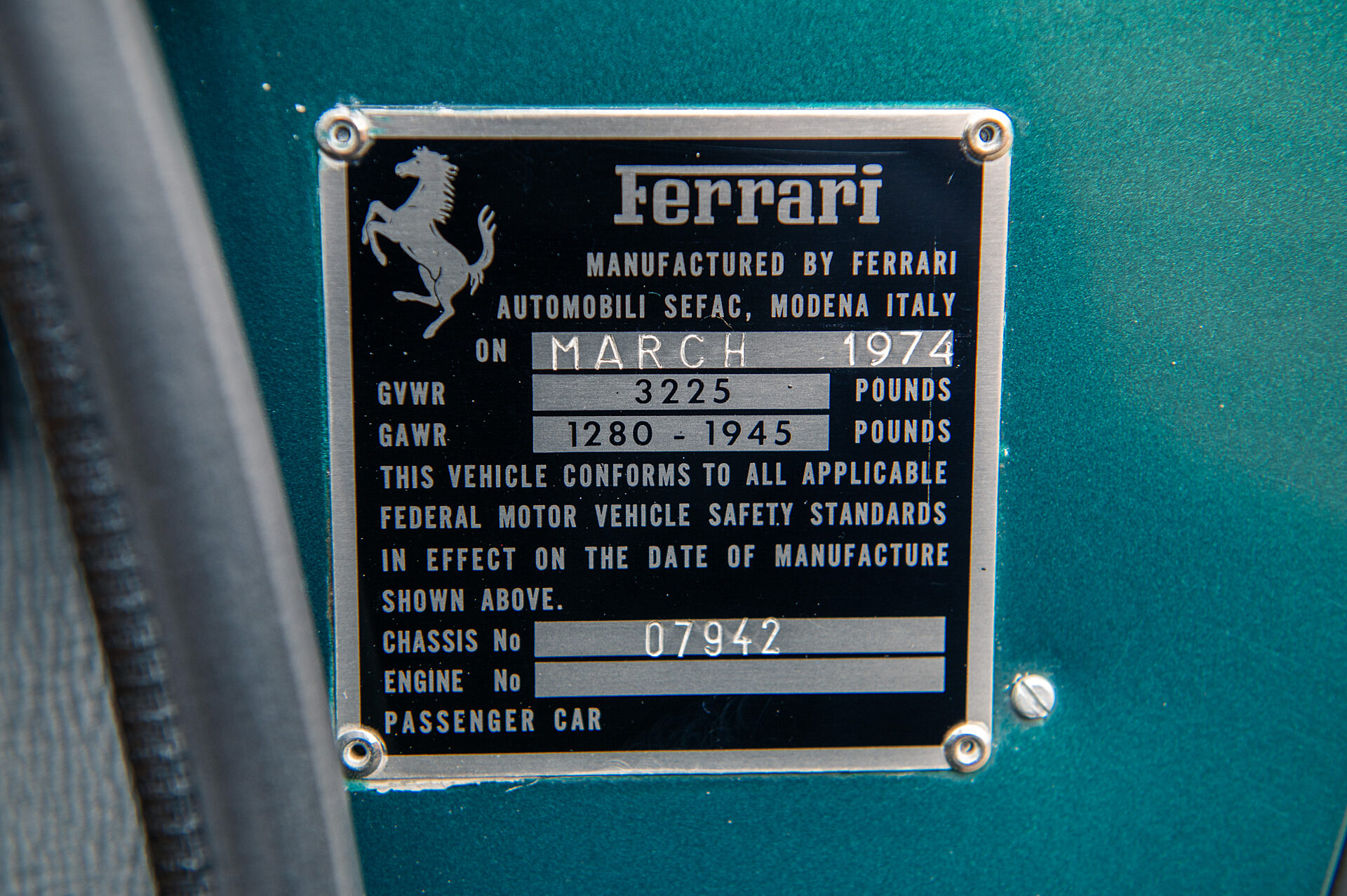 1974 Ferrari Dino 246 GTS