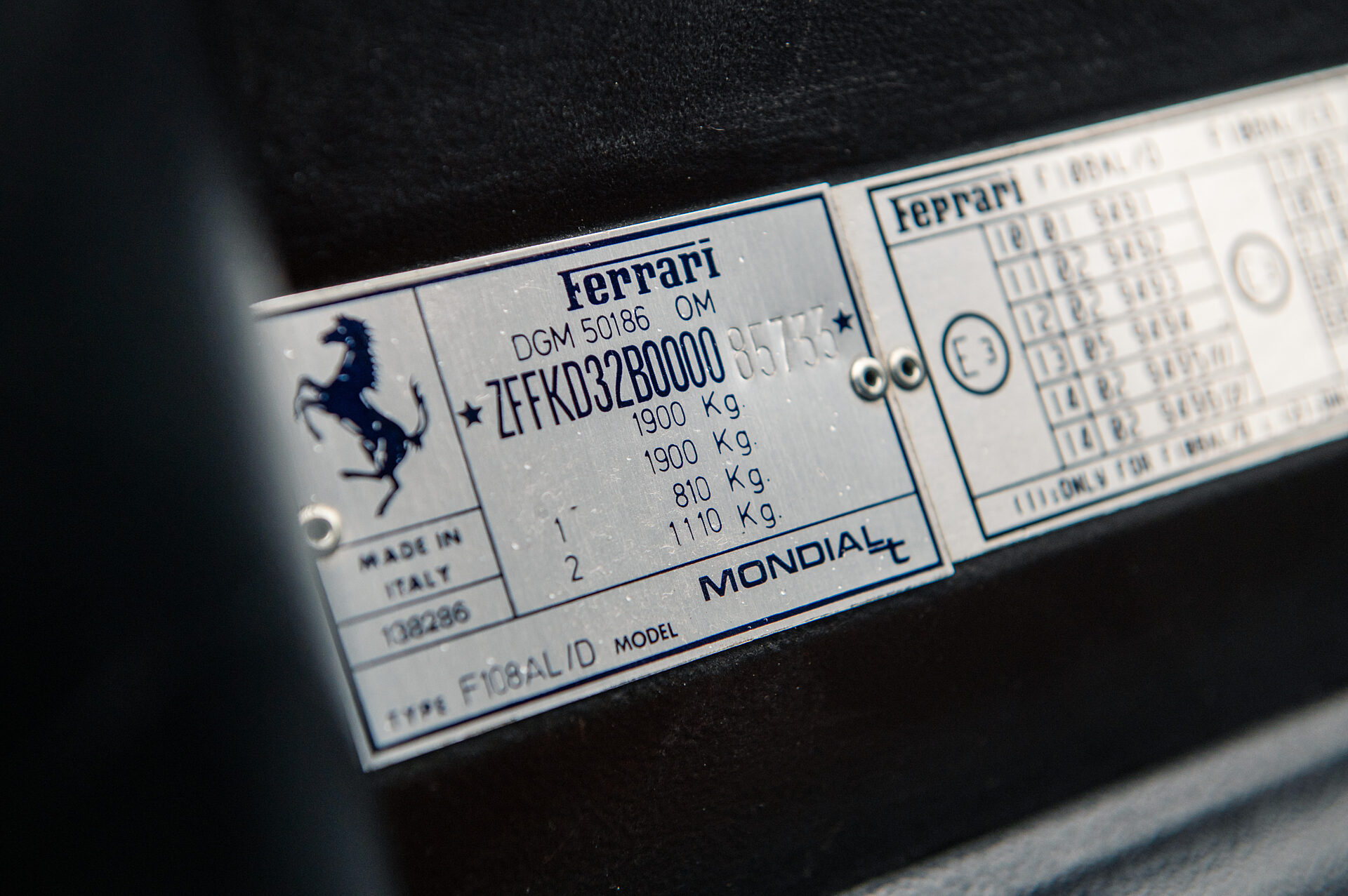 1990 Ferrari Mondial T